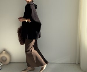 画像8: ●あの!!リブナローと同パターンの裏起毛登場!!【10/14 LIVEアイテム】美シルエット◎裏起毛ナロースカート