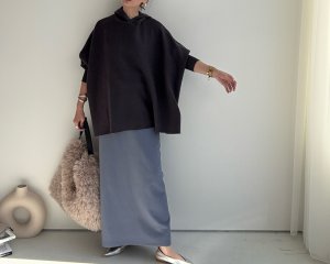 画像5: ●あの!!リブナローと同パターンの裏起毛登場!!【10/14 LIVEアイテム】美シルエット◎裏起毛ナロースカート