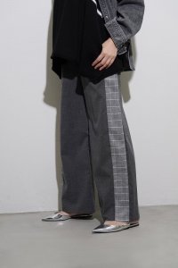 ●CYAN TOKYO●期間限定●ご予約10倍ポイント対象●【10/17 LIVEご紹介アイテム】チェックライングレンチェックパンツ（予約/2-3）