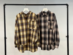 画像2: ●期間限定●ご予約10倍ポイント対象●【10/20 LIVEアイテム】オンブレチェックシャツ（予約/2）