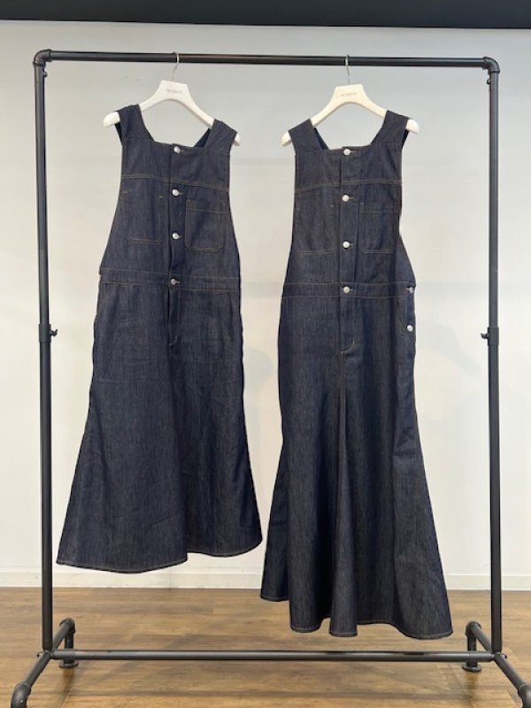 画像5:  限定SALE   【9/8メーカー潜入●数量限定！即納LIVE】  選べる2丈!!デニム/テンセルジャンパースカート (5)