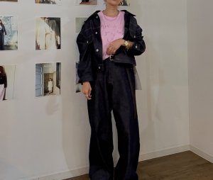 画像5: ●メーカー在庫限り●【3/31 LIVEアイテム】ベーシックデニムジャケット（セットアップ対応ボトム：スリーブデザインパンツ/ベルトデザインワイドパンツ）