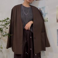●期間限定●ご予約10倍ポイント対象●【10/20 LIVEアイテム】ノーカラージャケット（予約/2）