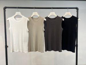 画像1: ●期間限定●ご予約10倍ポイント対象●【10/20 LIVEアイテム】ベーシックリブタンクA襟詰まりタイプ（予約/2）