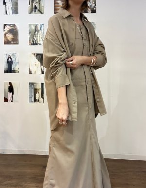 画像2: ●期間限定●ご予約10倍ポイント対象●【10/20 LIVEアイテム】オーバーシルエットテンセルシャツ（予約/2）
