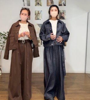 画像15: ●メーカー在庫限り●【3/31 LIVEアイテム】ベーシックデニムジャケット（セットアップ対応ボトム：スリーブデザインパンツ/ベルトデザインワイドパンツ）