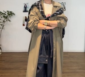 画像1: ●メーカー在庫限り●【3/31 LIVEアイテム】撥水トレンチライクコート