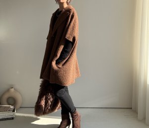 画像7: ●リバーシブル!!【10/23 LIVEアイテム】リバーシブルボアポンチョコート