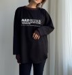 画像3: ●とっても着やすいポンチ素材ロンＴ【10/23 LIVEアイテム】もっちり着心地◎AULDロゴロンＴ (3)