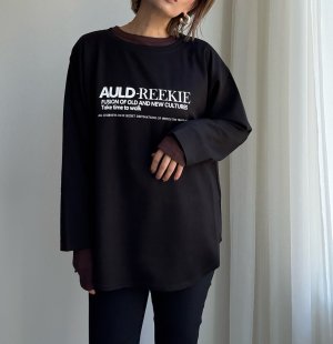 画像3: ●とっても着やすいポンチ素材ロンＴ【10/23 LIVEアイテム】もっちり着心地◎AULDロゴロンＴ