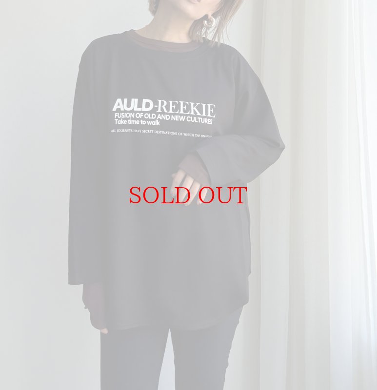 画像3: ●とっても着やすいポンチ素材ロンＴ【10/23 LIVEアイテム】もっちり着心地◎AULDロゴロンＴ (3)