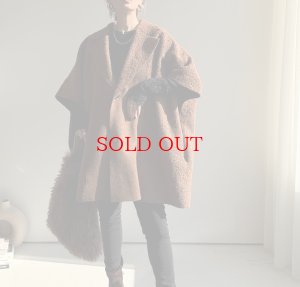 画像5: ●リバーシブル!!【10/23 LIVEアイテム】リバーシブルボアポンチョコート