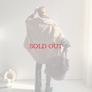 画像3: ●リバーシブル!!【10/23 LIVEアイテム】リバーシブルボアポンチョコート