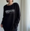 画像1: ●とっても着やすいポンチ素材ロンＴ【10/23 LIVEアイテム】もっちり着心地◎AULDロゴロンＴ (1)