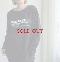 ●とっても着やすいポンチ素材ロンＴ【10/23 LIVEアイテム】もっちり着心地◎AULDロゴロンＴ