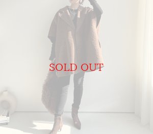 画像6: ●リバーシブル!!【10/23 LIVEアイテム】リバーシブルボアポンチョコート