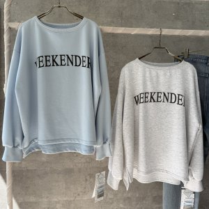 画像1: ●期間限定●ご予約5倍ポイント対象●【10/27 LIVEアイテム】ふんわり素材のゆるっとオーバーロゴスエット(予約/1-2)