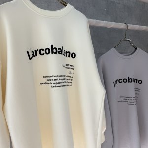 画像2: ●期間限定●ご予約10倍ポイント対象●【10/27 LIVEアイテム】ソフトポンチ素材でしっとりもっちり着心地◎ポンチロゴプルオーバー(予約/2)