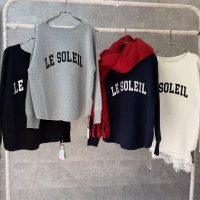 ●メーカー在庫限り●【10/27 LIVEアイテム】刺繍ロゴオーバーニット（メーカー確認後お取り寄せ）