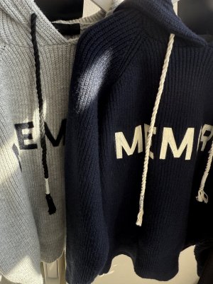 画像3: ●期間限定●ご予約5倍ポイント対象●【10/30 LIVEアイテム】ワッペンロゴニットフーディ(予約/12)