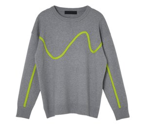 画像2: ●期間限定●ご予約5倍ポイント対象●【10/30 LIVEアイテム】ネオンラインニット(予約/12)