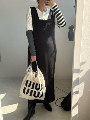 画像6: ●メーカー在庫限り●【10/30 LIVEアイテム】アシメボーダーニットカーデ(メーカー確認後お取り寄せ)