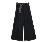 ●期間限定●ご予約5倍ポイント対象●【10/30 LIVEアイテム】ネクタイベルトデザインワイドパンツ（予約/12）