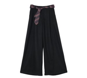 画像1: ●期間限定●ご予約5倍ポイント対象●【10/30 LIVEアイテム】ネクタイベルトデザインワイドパンツ(予約/12)