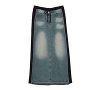 ●期間限定●ご予約5倍ポイント対象●【10/30 LIVEアイテム】デニム×スエットドッキングスカート（予約/12）