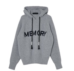 画像2: ●期間限定●ご予約5倍ポイント対象●【10/30 LIVEアイテム】ワッペンロゴニットフーディ(予約/12)