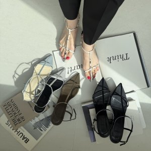 画像1: ●1〜2日で販売終了かも⁉︎●ご予約10倍ポイント対象●【11/5ご紹介アイテム】Tストラップサンダル（予約/3-4）