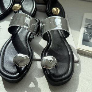 画像3: ●1〜2日で販売終了かも⁉︎●ご予約10倍ポイント対象●【11/5ご紹介アイテム】メタルプレートトングサンダル（予約/3-4）