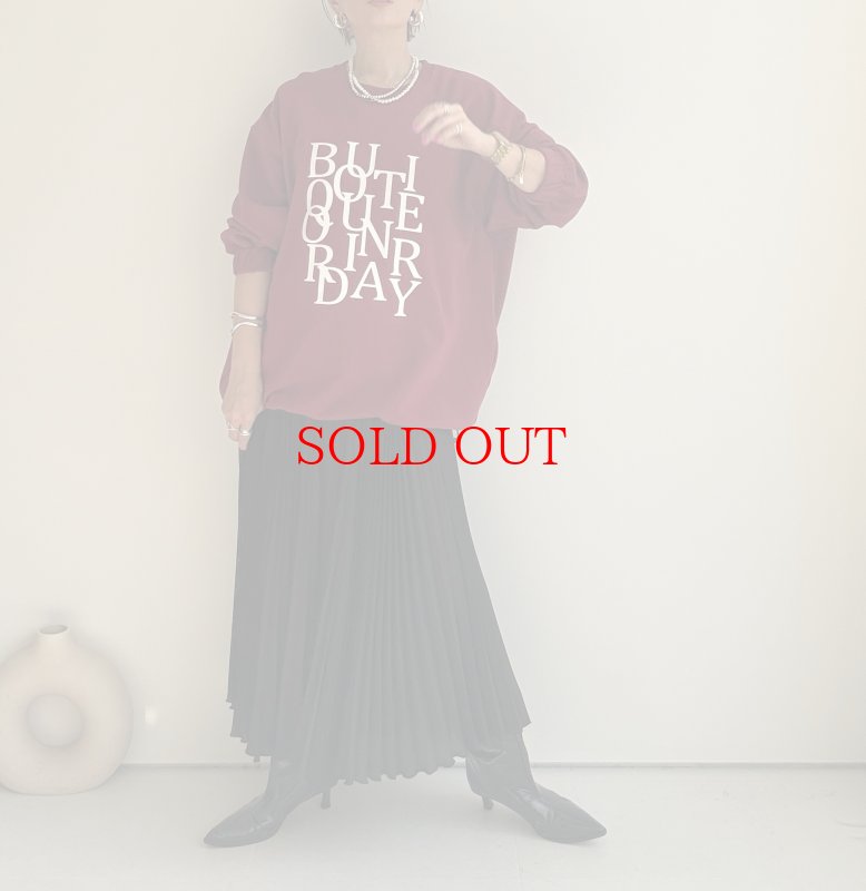 画像2: ●期間限定●数量限定●【11/7 LIVEご紹介アイテム】ランダムロゴオーバースエット（予約/1-2） (2)