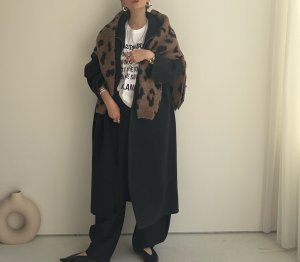 画像12: ●期間限定●数量限定●ご予約5倍ポイント対象●【11/7 LIVEご紹介アイテム】前後2WAYレオパードシャギーニットカーディガン（予約/12）