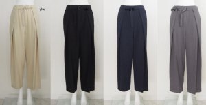 画像5: ●期間限定●数量限定●ご予約5倍ポイント対象●【11/7 LIVEご紹介アイテム】ラップスタイルタックパンツ（予約/1-2）