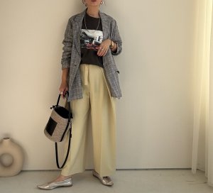 画像3: ●期間限定●数量限定●ご予約5倍ポイント対象●【11/7 LIVEご紹介アイテム】ラップスタイルタックパンツ（予約/1-2）