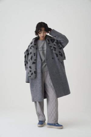 画像5: ●期間限定●数量限定●ご予約5倍ポイント対象●【11/7 LIVEご紹介アイテム】前後2WAYレオパードシャギーニットカーディガン（予約/12）