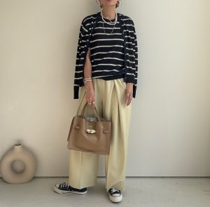 画像1: ●期間限定●数量限定●ご予約5倍ポイント対象●【11/7 LIVEご紹介アイテム】ラップスタイルタックパンツ（予約/1-2）