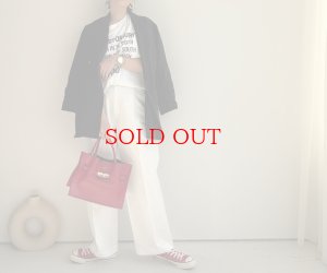 画像2: ●期間限定●数量限定●【11/7 LIVEご紹介アイテム】タックワイドパンツ（予約/1-2）