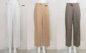 画像4: ●期間限定●数量限定●ご予約5倍ポイント対象●【11/7 LIVEご紹介アイテム】タックワイドパンツ（予約/1-2）