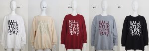 画像8: ●期間限定●数量限定●ご予約5倍ポイント対象●【11/7 LIVEご紹介アイテム】ランダムロゴオーバースエット（予約/1-2）