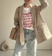 画像12: ●期間限定●数量限定●【11/7 LIVEご紹介アイテム】ギャザースリーブリネンジャケット（予約/2-3） (12)
