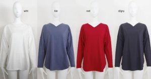 画像2: ●期間限定●数量限定●ご予約10倍ポイント対象●【11/7 LIVEご紹介アイテム】2WAYドルマンロンT（無地TYPE）（予約/2-3）