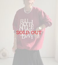 ●期間限定●数量限定●【11/7 LIVEご紹介アイテム】ランダムロゴオーバースエット（予約/1-2）