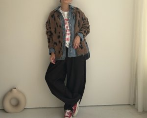 画像16: ●期間限定●数量限定●ご予約5倍ポイント対象●【11/7 LIVEご紹介アイテム】前後2WAYレオパードシャギーニットカーディガン（予約/12）