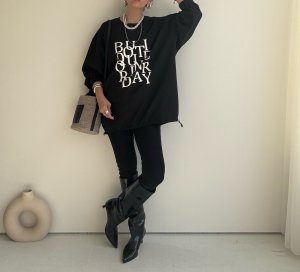 画像4: ●期間限定●数量限定●ご予約5倍ポイント対象●【11/7 LIVEご紹介アイテム】ランダムロゴオーバースエット（予約/1-2）