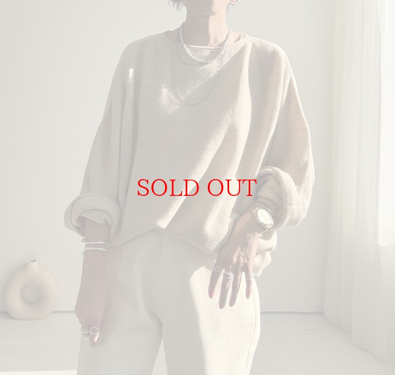 画像15: ●高品質◎Yamagata Knit●【11/9LIVEアイテム】Yamagataクルーネックニット (15)