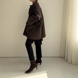 画像5: ●数量限定●アウターフェア●期間限定●【11/11 LIVEアイテム】ストール付ハーフコート（メーカー確認後お取り寄せ）