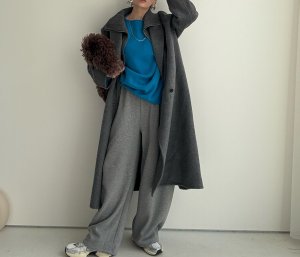 画像2: ●数量限定●アウターフェア●期間限定●【11/11 LIVEアイテム】2WAYデザインロングコート（メーカー確認後お取り寄せ）