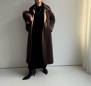 画像20: ●数量限定●アウターフェア●期間限定●【11/11 LIVEアイテム】2WAYデザインロングコート（メーカー確認後お取り寄せ）